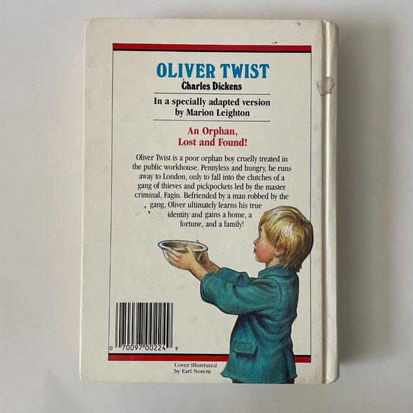 Oliver Twist: Charles Dickens Great Illustrated Classics Hardcover Book 1989 - Picture 5 of 5